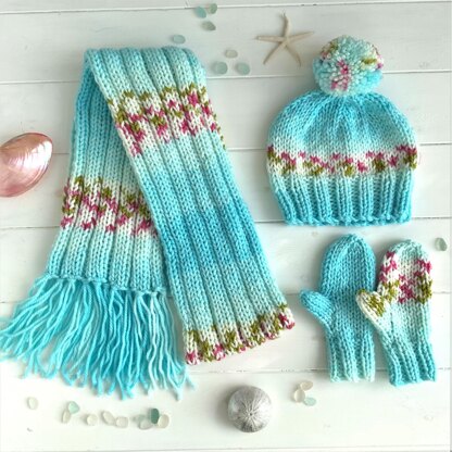 Hope Hat, Gloves and Scarf