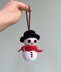 Snowman Christmas Decoration Crochet Pattern