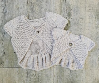 Petal Peplum Infant Bolero