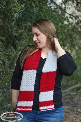 Tunisian Block Scarf