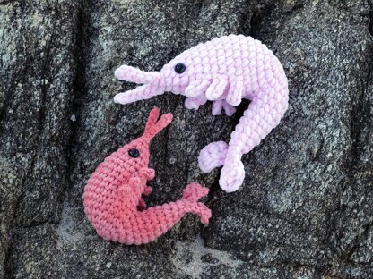 Amigurumi No-Sew Shrimp