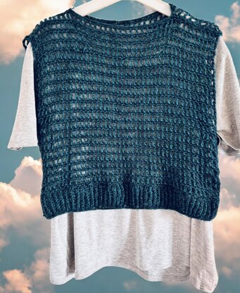 Metallic Crochet Crop Top
