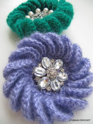 Mohair Unique Brooch "Beautiful Ring" Tutorial