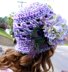 Purple Majesty Crochet Cloche