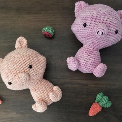 Cute piglet chanchito amigurumi