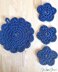 Flower Coaster & Trivet Set
