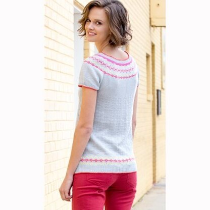 Universal Yarn Colorwork Cardi PDF