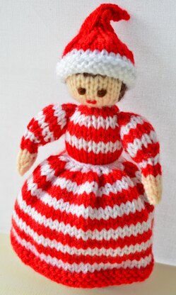 Heidi - Christmas Elf Folk Doll Knitting Pattern