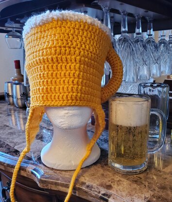 Beer mug hat