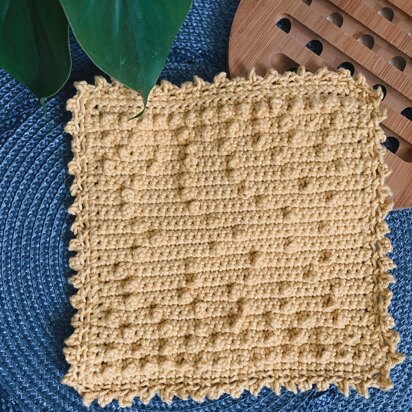 The Picot Branches Dishcloth