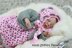 Crochet Pattern baby set UK & USA Terms  #25