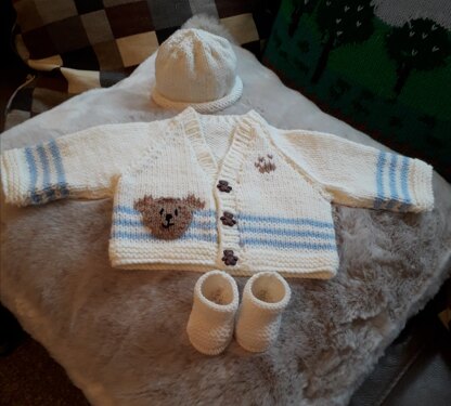 Preemie baby cardigan