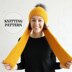 Long Earflap Hat with Faux Fur Pompom