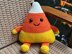 Candy Corn Pillow Crochet