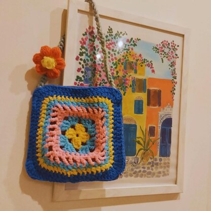 Children's bag with Granny squares