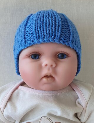 Oakley - Baby’s 12ply reversible 5x2 rib beanie