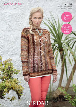 Sweater in Sirdar Divine - 7514 - Downloadable PDF