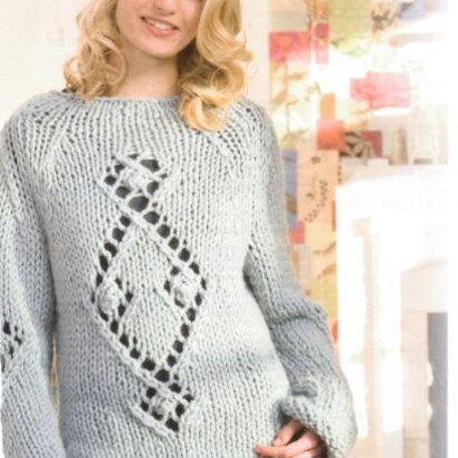 Diamond Lace Motif Jumper