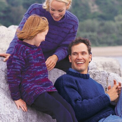 Big-Stitch Pullover (child) in Patons Classic Wool Worsted