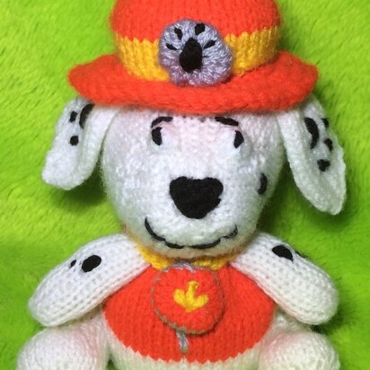 Marshall Paw Patrol - knitting pattern