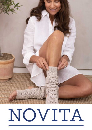 Yoga Lace Socks in Novita Nalle - Downloadable PDF