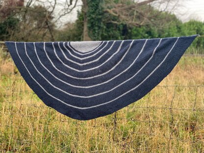 Lunar Ripples Shawl