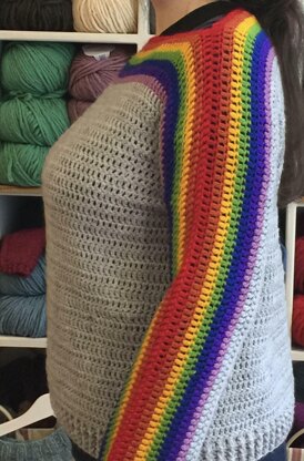 Rainbow Sleeve Jumper