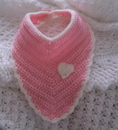 Bandana Shaped Dribble Bib