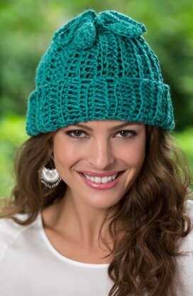 Two-for-One Hat and Cowl in Red Heart Soft Solids - LW3902