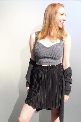 "Bridal Bodice" Hand Knit