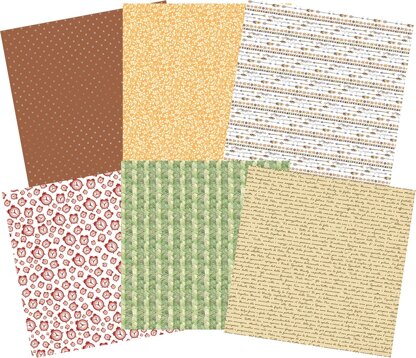 Ciao Bella Double-Sided Paper Pack 90lb 6"X6" 24/Pkg - Neverland, 12 Designs/2 Each