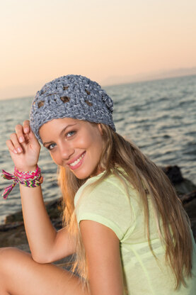 Crocheted Hat in Schachenmayr Lumio Cotton - Downloadable PDF