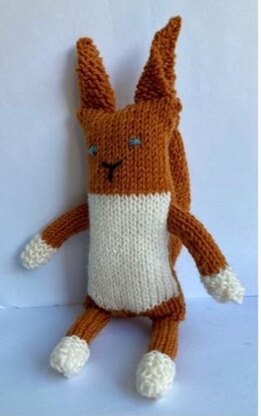 The Squirrel knitted soft toy