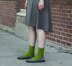 Scalloped Rib Socks