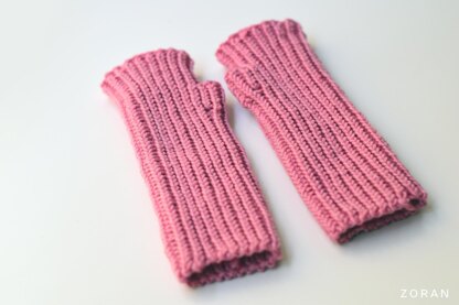 DNA knit mittens