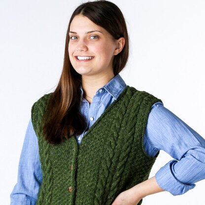 Valley Yarns 011 Retro Cables Vest