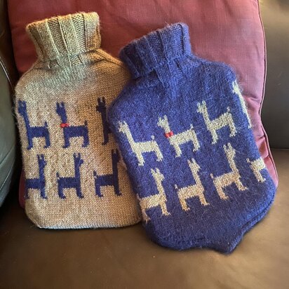 Alpaca Hot Water Bottle Cover