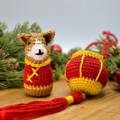 Lunar New Year Lantern Dog