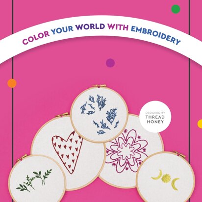 Paintbox Crafts Colour Your World With Embroidery Patterns