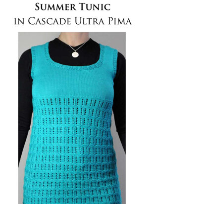 Summer Tunic in Cascade Ultra Pima - DK137