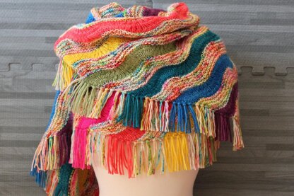 Spring Fringe Scarf