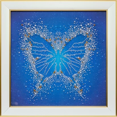 VDV Butterfly Printed Embroidery Kit - 30cm x 30cm