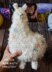 Alpaca with embroidery toy
