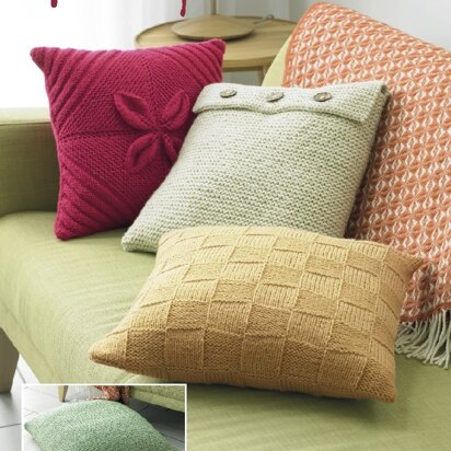 Cushions in Hayfield Bonus Aran with Wool - 7803- Downloadable PDF