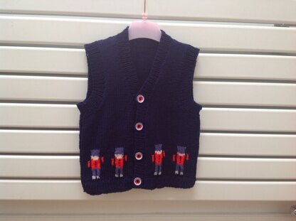 A soldier waistcoat for  Billy