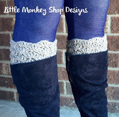 Shells Boot Cuffs for girls and women