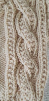 "Sylvia Parker" Aran Pattern for Baby