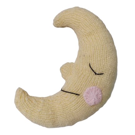 Sleepy Moon Wall Hanging Nursery Decor #2