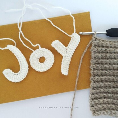 JOY Christmas Applique