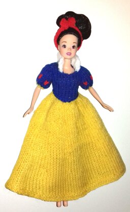 Barbie Snow White outfit for 12" doll